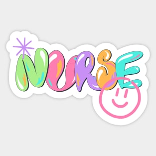 I am a nurse. Sticker